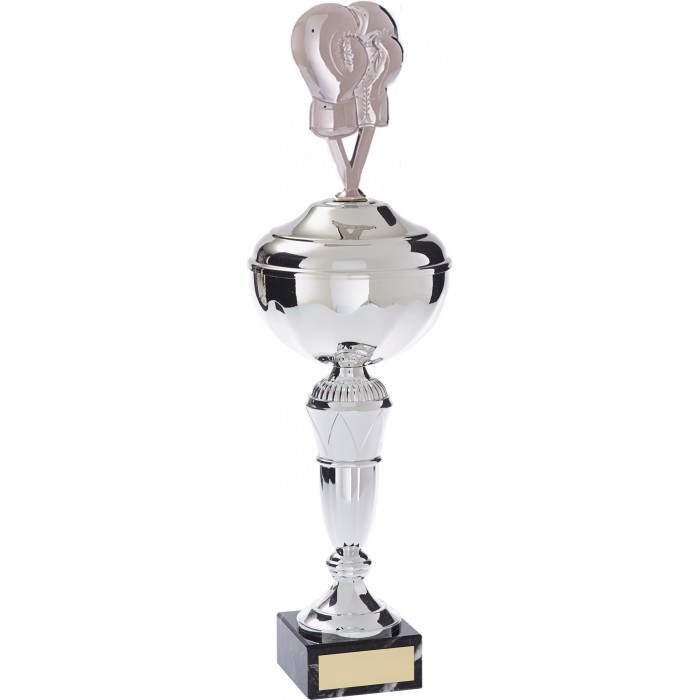 MARTIAL ARTS GLOVE METAL TROPHY  - AVAILABLE IN 4 SIZES